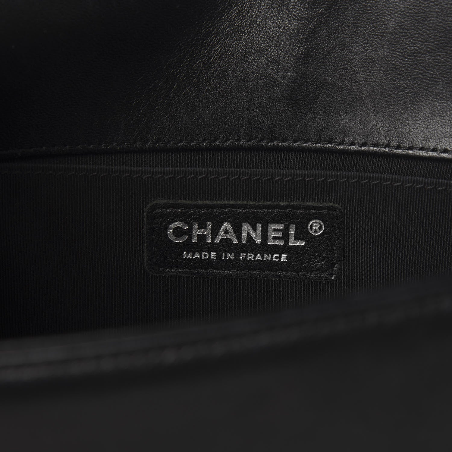 Chanel Lambskin Quilted Medium Boy Flap Black 6 of 12