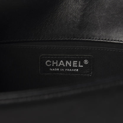 Chanel Lambskin Quilted Medium Boy Flap Black 6 of 12