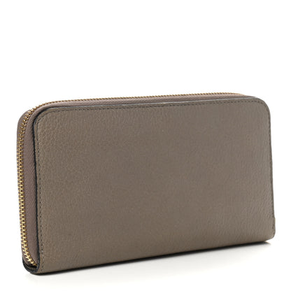 Chloe Grained Calfskin Drew Zipped Wallet Motty Grey 3 of 11