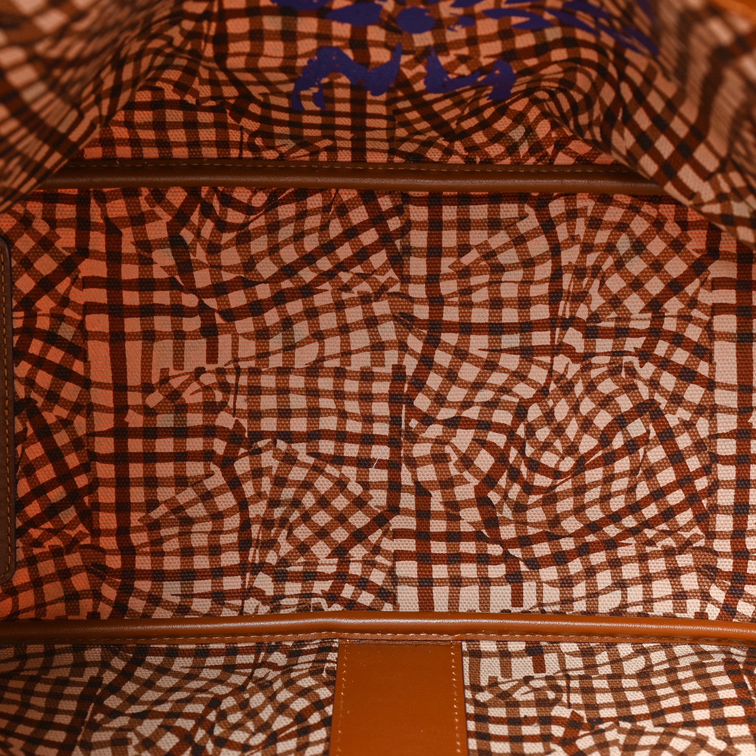 MCM Visetos Medium Liz Reversible Shopper Tote Cognac 9 of 21