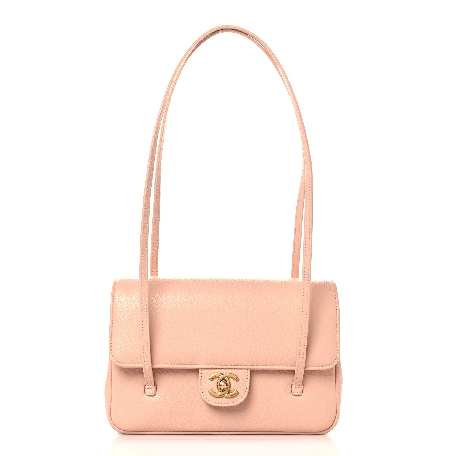 Chanel Shiny Caviar Preppy Coco Small Flap Light Pink 1 of 11