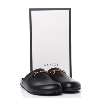 Gucci Calfskin Mens Horsebit River Slippers 10 Black 9 of 9