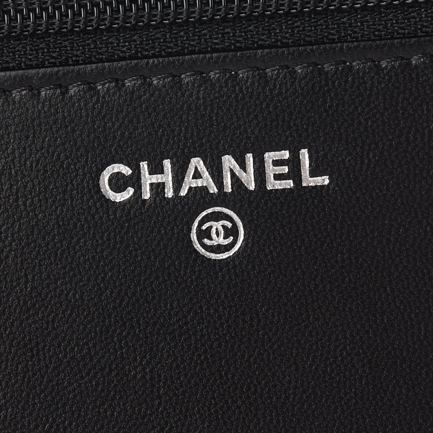 Chanel Calfskin Quilted Boy Wallet On Chain WOC Black 6 of 12