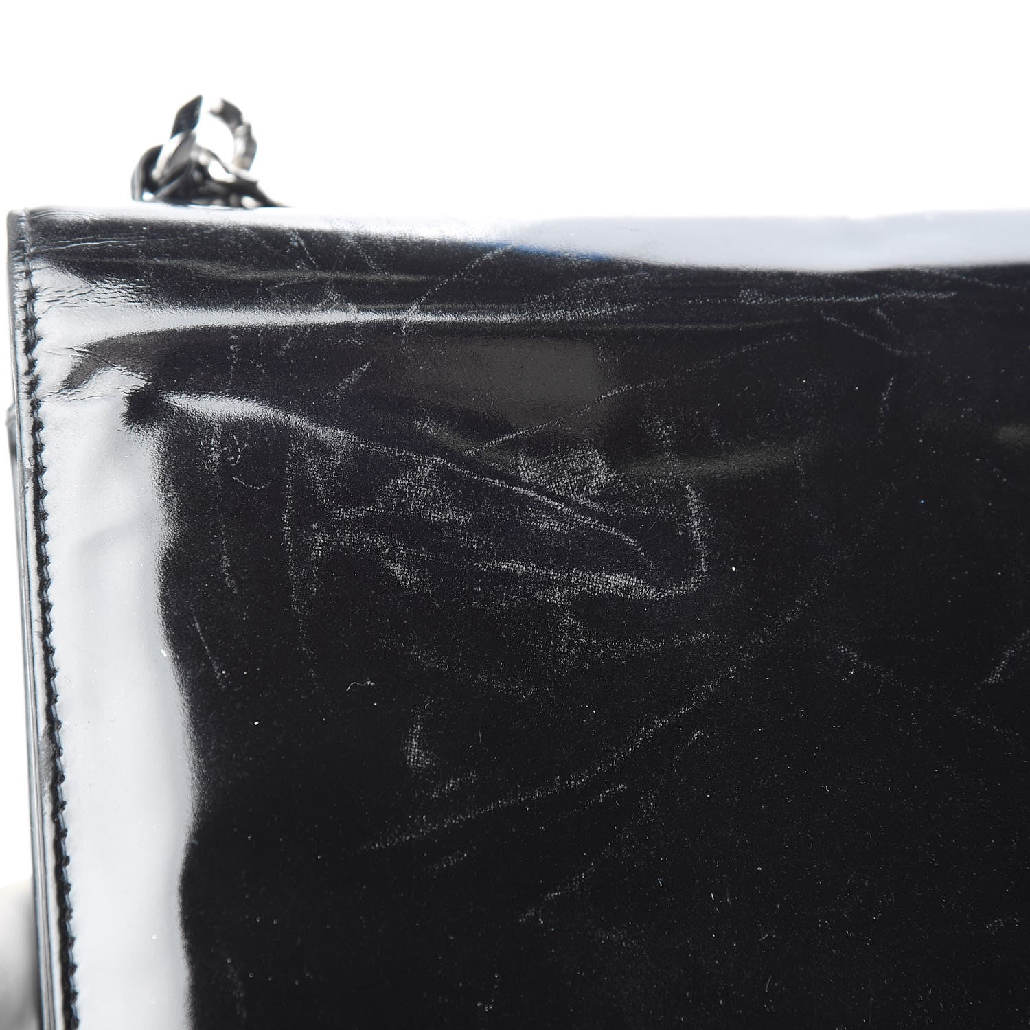 Chanel Vinyl CC Flap Bag Black 18 of 19