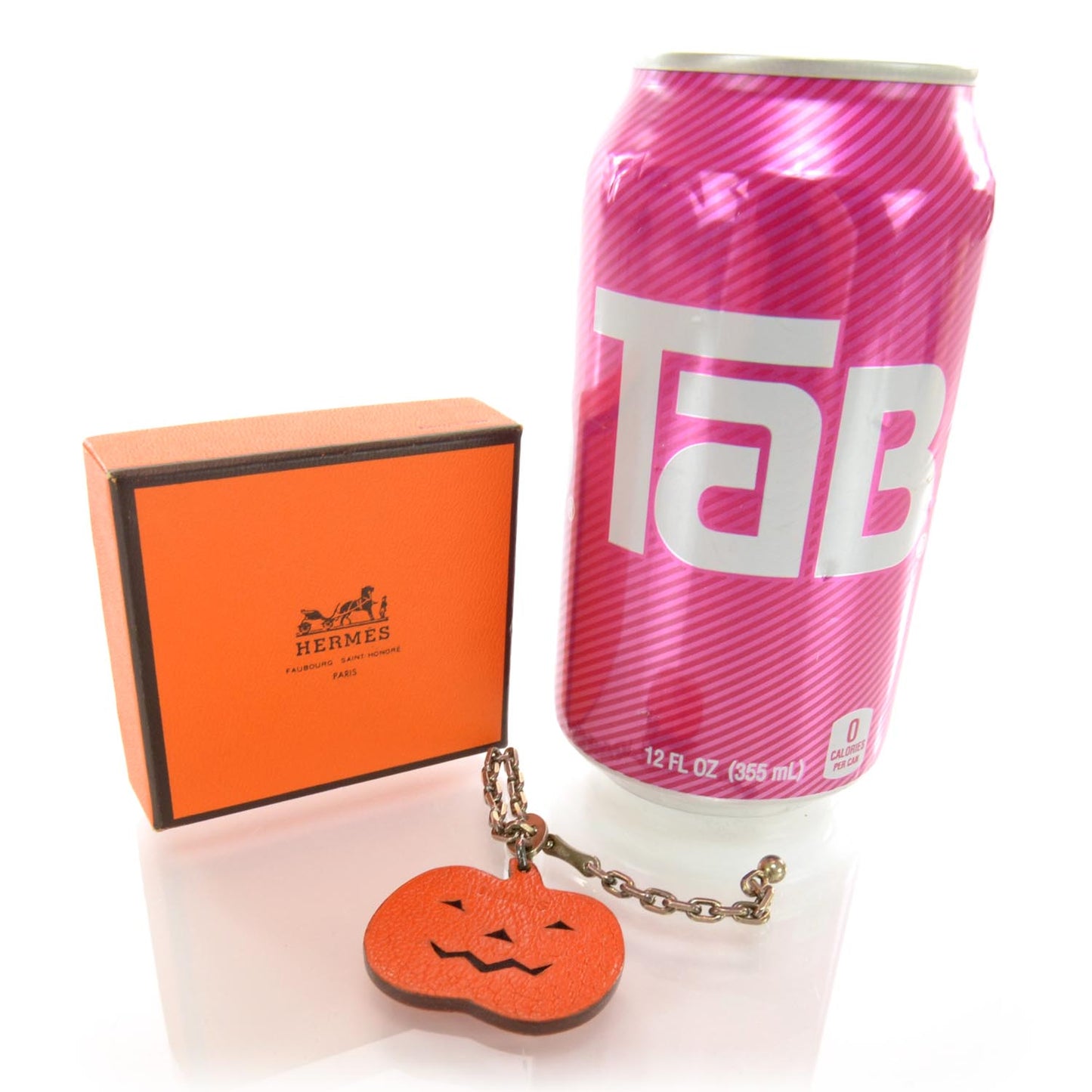Chevre Pumpkin Key Chain Orange