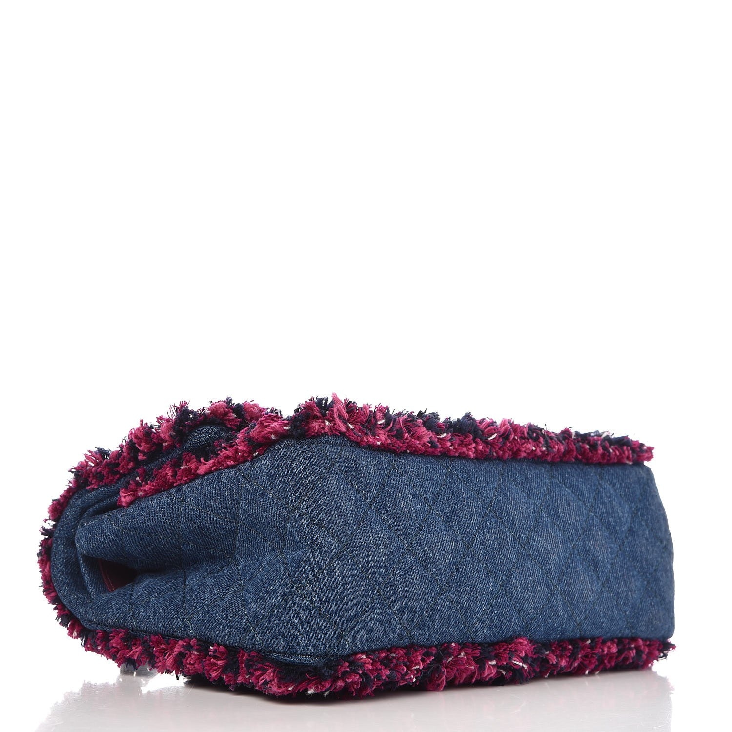 Chanel Denim Tweed 2.55 Reissue 225 Flap Blue Dark Pink 4 of 7