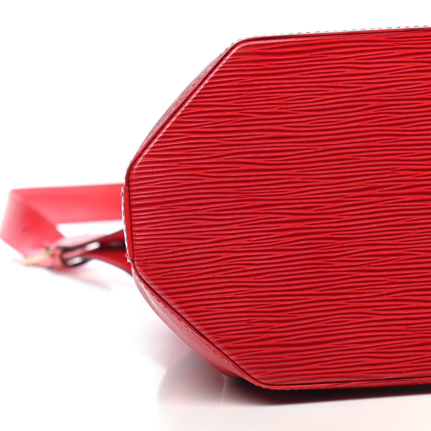 Louis Vuitton Epi Sac D'Epaule Castillan Red 6 of 7
