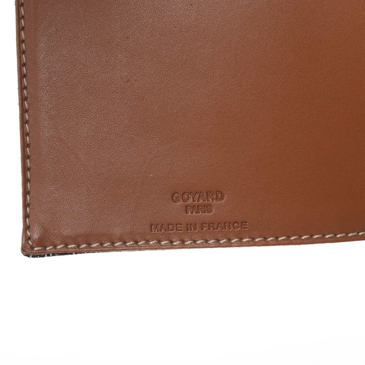 Goyardine Agenda Cover Black Gold