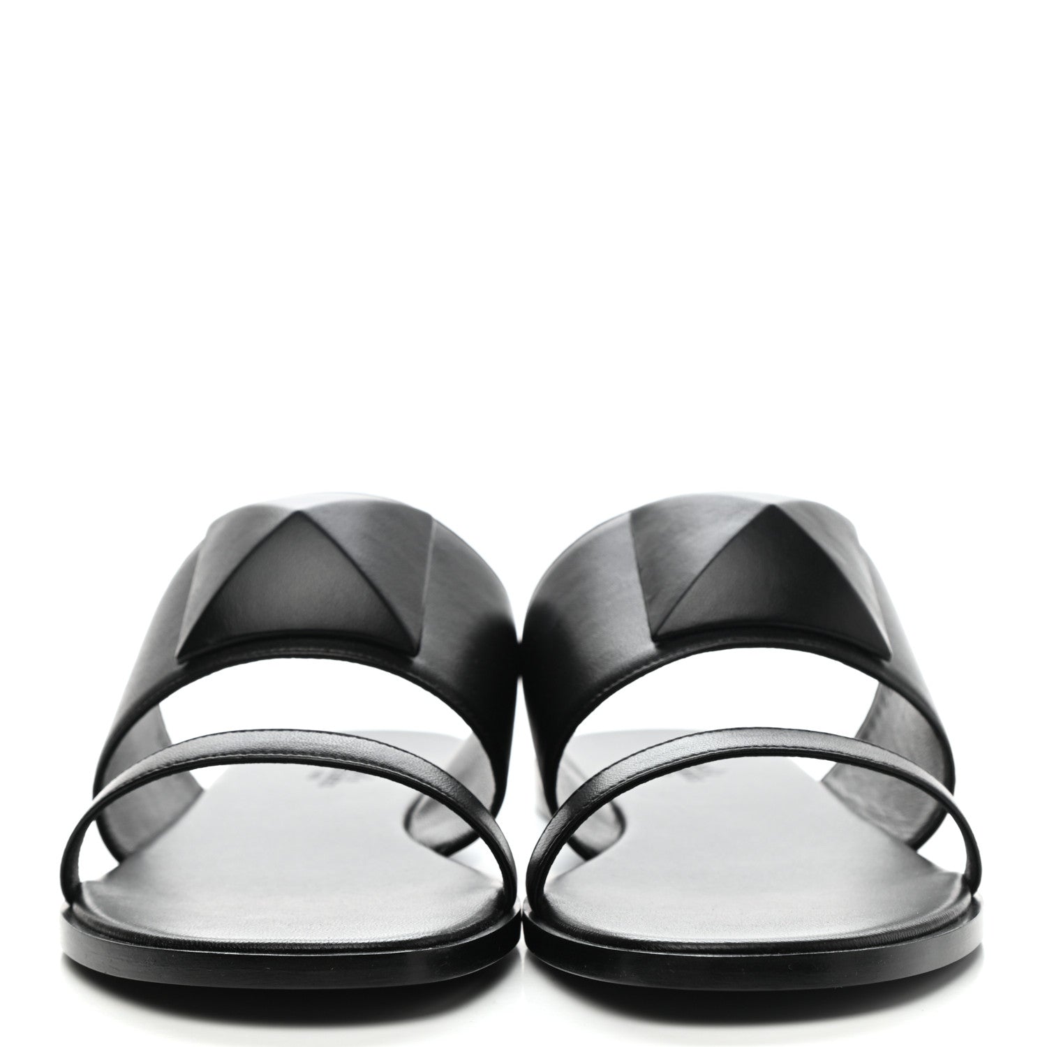 Hermes Nappa Caia Sandals 41 Black 2 of 10