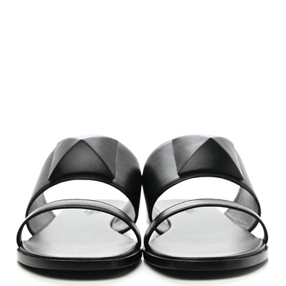Hermes Nappa Caia Sandals 41 Black 2 of 10