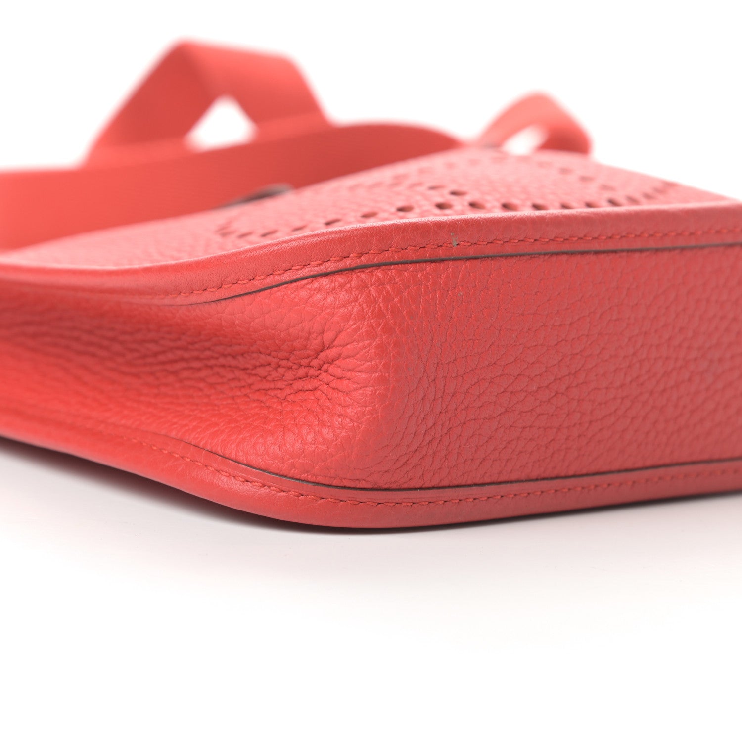 Hermes Taurillon Clemence Evelyne TPM Rouge Tomate 9 of 12