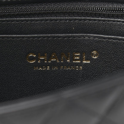 Chanel Lambskin Quilted Mini Rectangular Flap Black 6 of 12