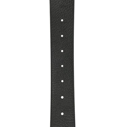 Gucci Textured Calfskin Double G 40mm Belt 75 30 Black 4 of 6
