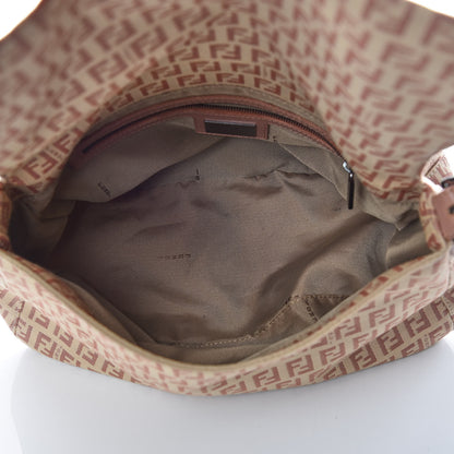 Fendi Zucchino Vitello Mama Baguette Beige Bruciato Bois de Rose 7 of 11