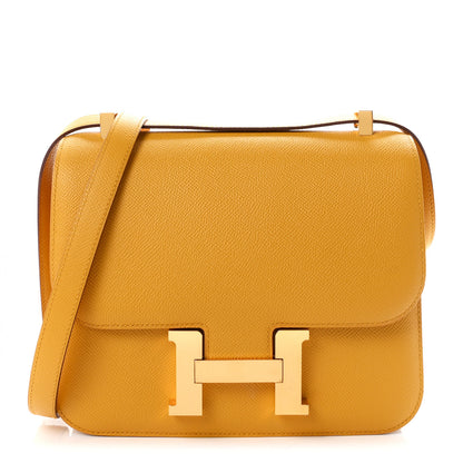 Hermes Epsom Constance 24 Jaune Ambre 1 of 11