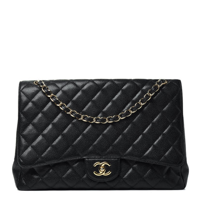 Chanel Caviar Quilted Maxi Single Flap Black 1 of 9
