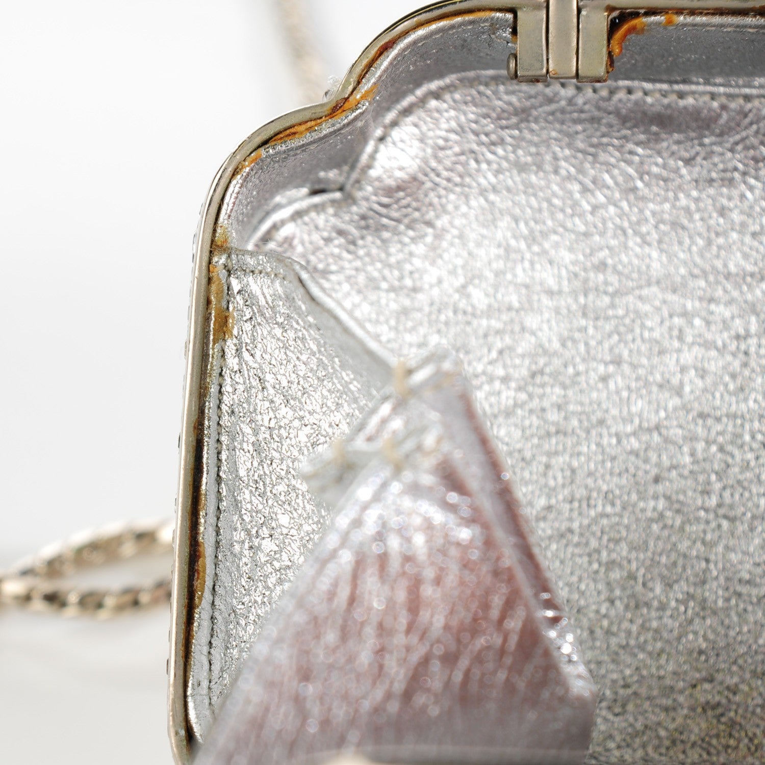 Judith Leiber Swarovski Crystal Floral Miniaudiere Clutch 13 of 15