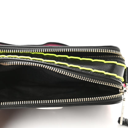 Marc Jacobs Saffiano Whipstitched Small Snapshot Camera Bag Black 6 of 9