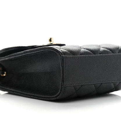 Chanel Caviar Quilted Classic Phone Holder Black 10 of 11