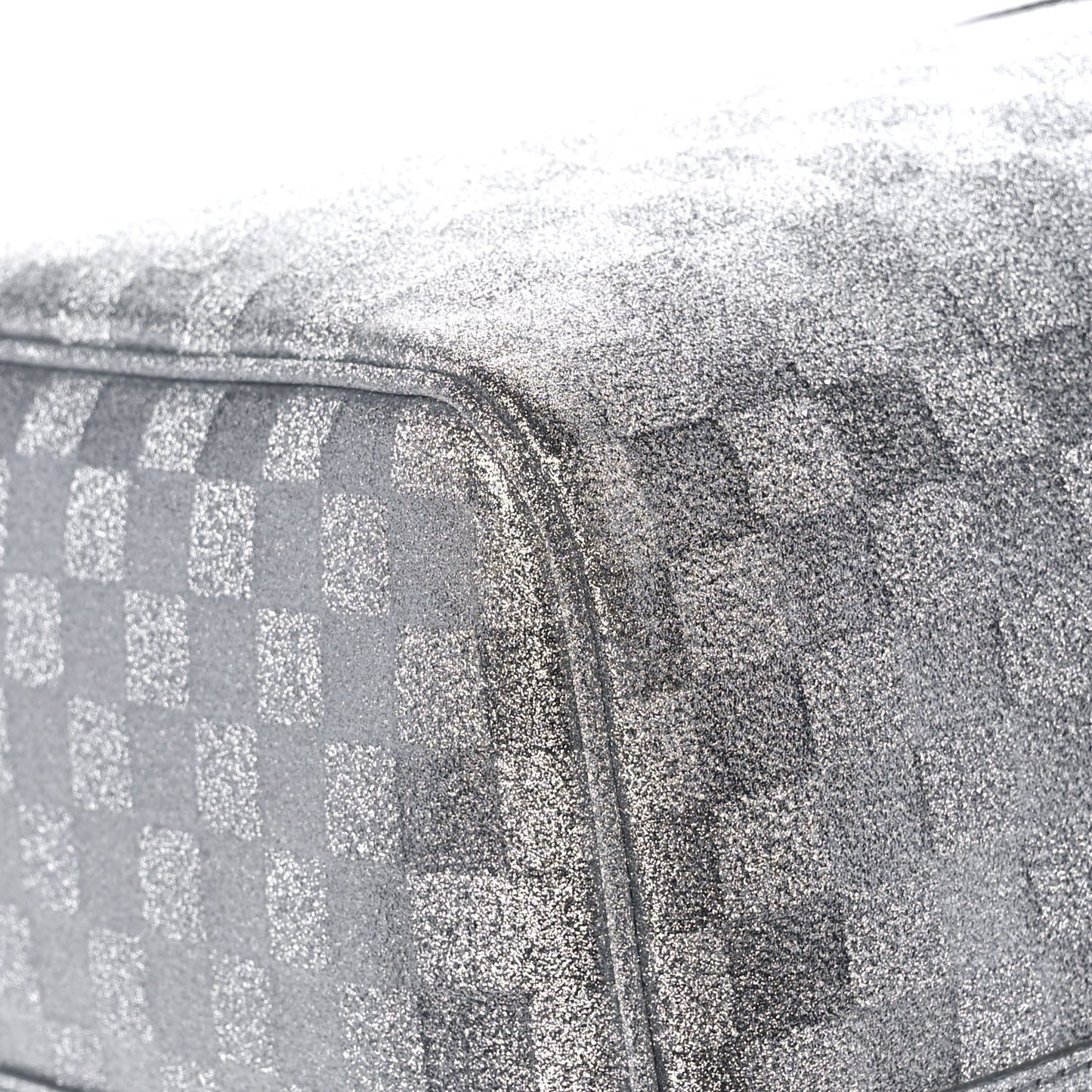 Damier Glitter Keepall Bandouliere 50 Silver