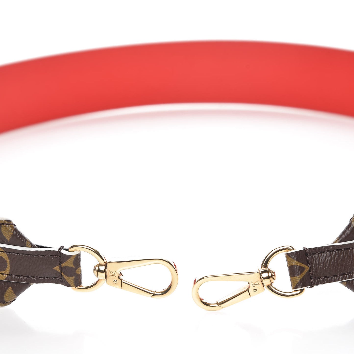 Monogram Bandouliere Shoulder Strap Red