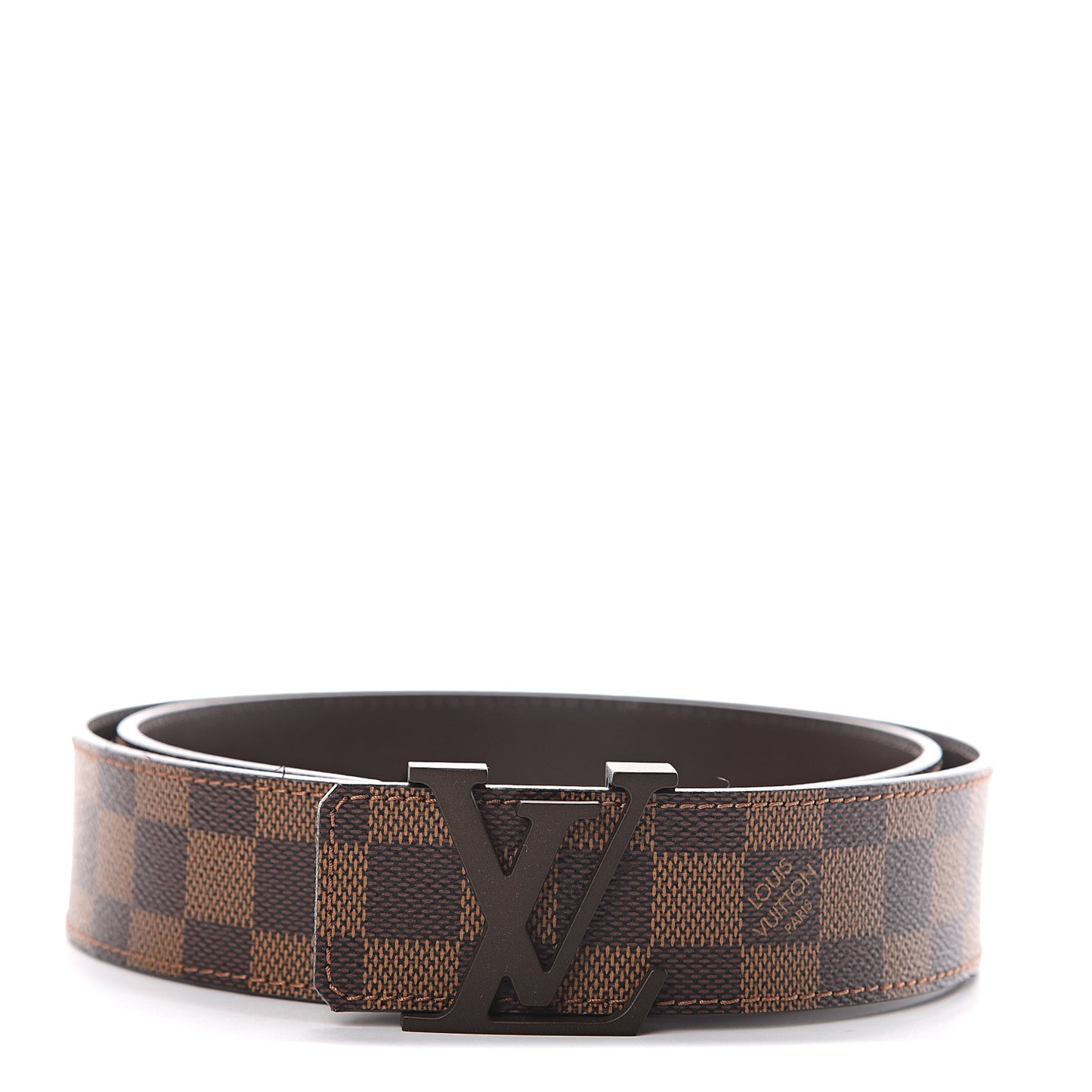 Damier Ebene 40mm LV Initiales Belt 90 36