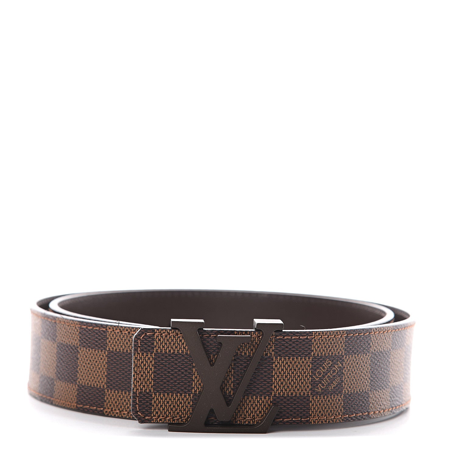 Louis Vuitton Damier Ebene 40mm LV Initiales Belt 90 36 1 of 4