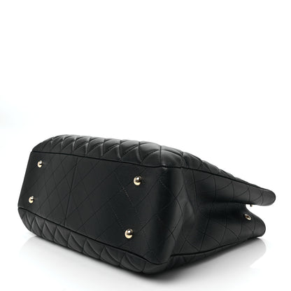 Chanel Calfskin Quilted Timeless Tote Black 7 of 7