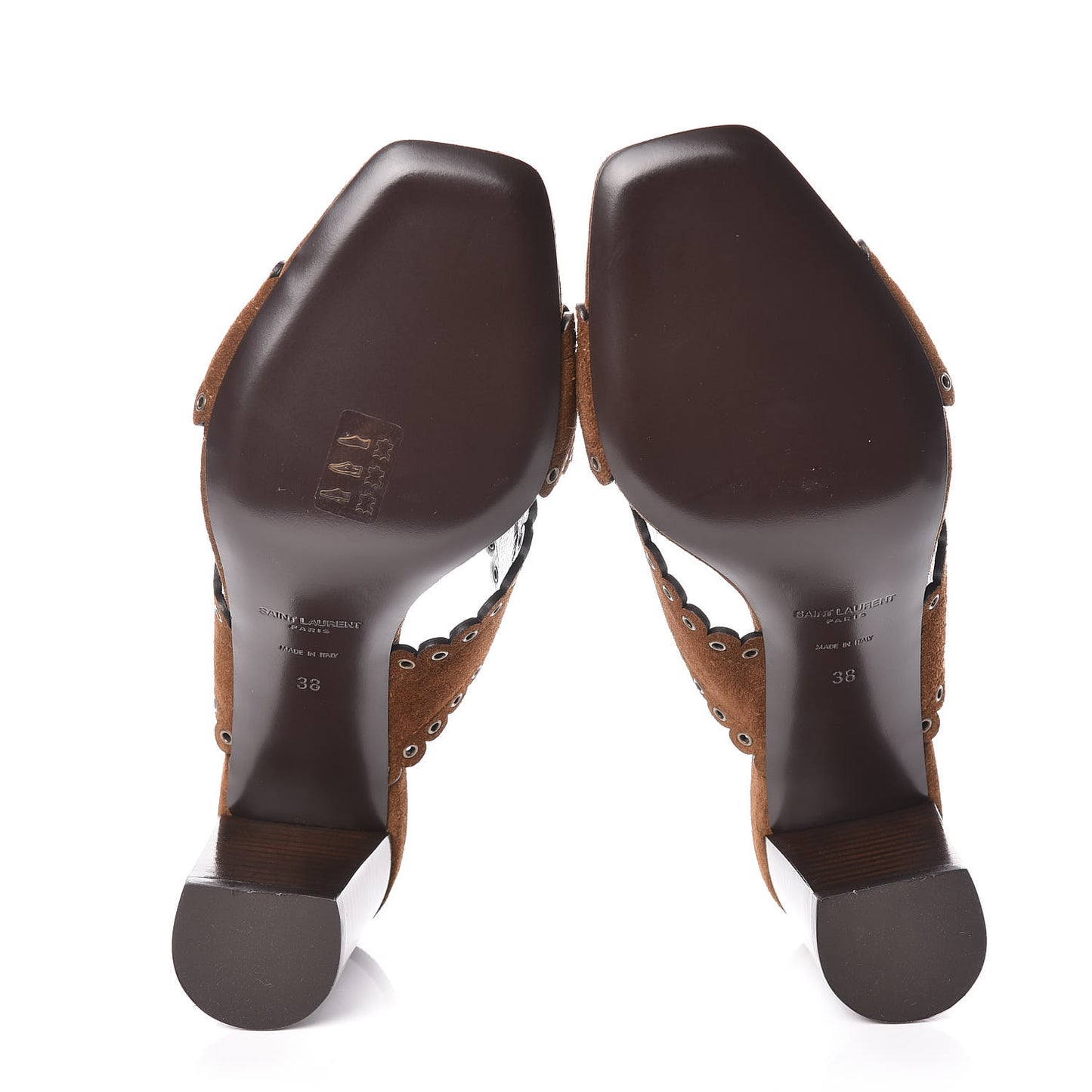 Suede Eyelet LouLou 70 Mules 38 Land