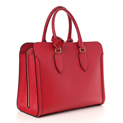 Alexander McQueen Saffiano Heroine Open Tote Red 3 of 16