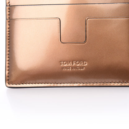 Tom Ford Metallic Calfskin Card Holder Gold 6 of 6
