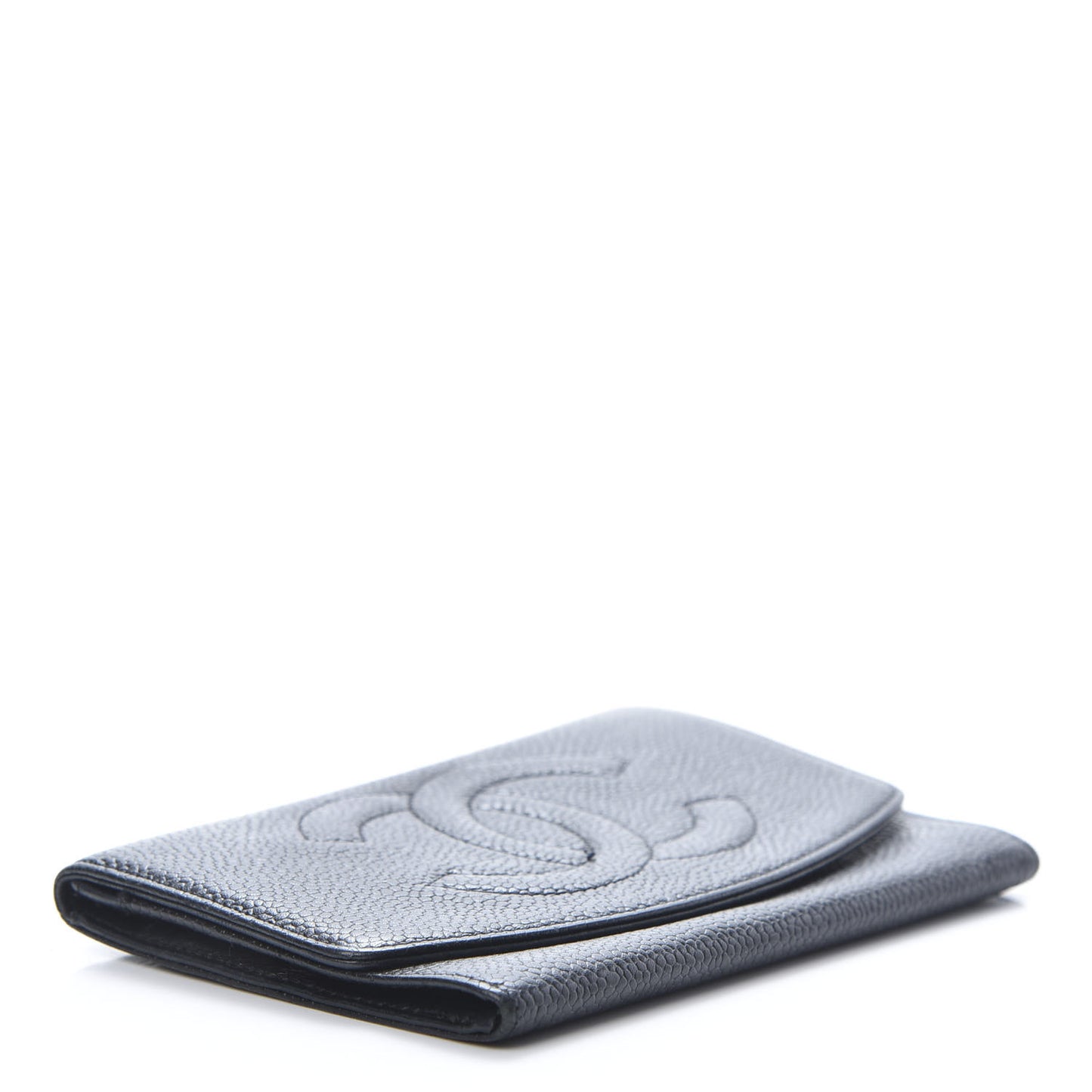Caviar Timeless CC Flap Wallet Black