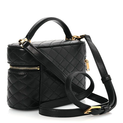 Saint Laurent Lambskin Quilted Mini Gaby Vanity Case Black 3 of 10