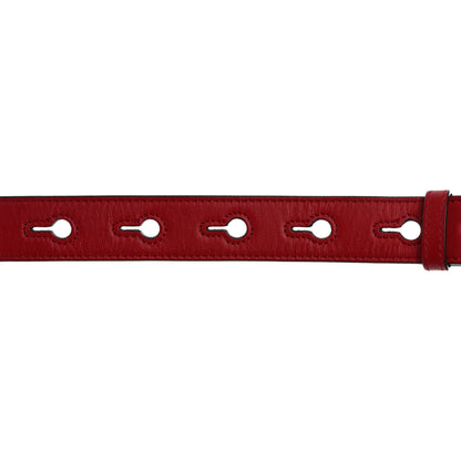 Fendi Calfskin Adjustable Strap You Red 3 of 9