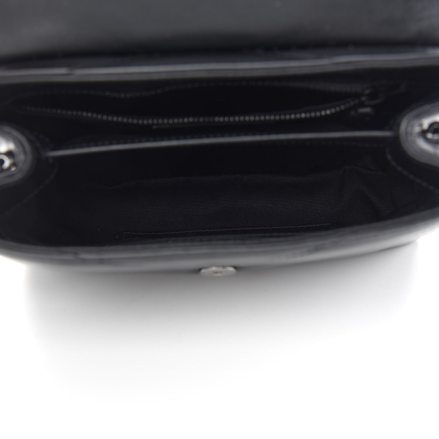 Calfskin Y Quilted Monogram Toy Loulou Crossbody Bag Black