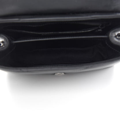 Saint Laurent Calfskin Y Quilted Monogram Toy Loulou Crossbody Bag Black 4 of 8