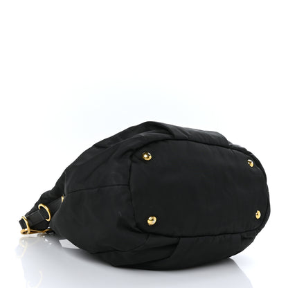 Prada Tessuto Nylon Cervo Shoulder Bag Black 3 of 7