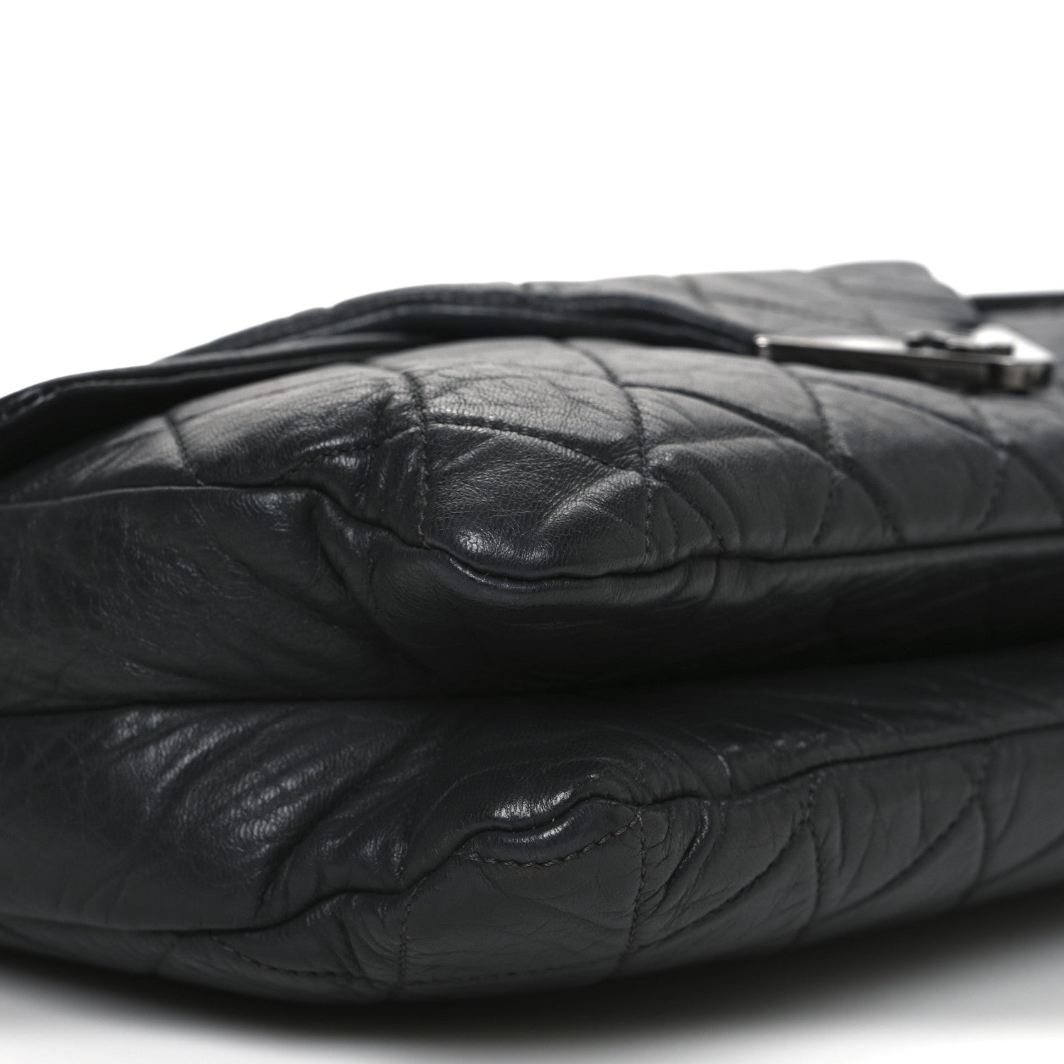 Chanel Lambskin Quilted Padded Envelope Flap Black 9 of 11