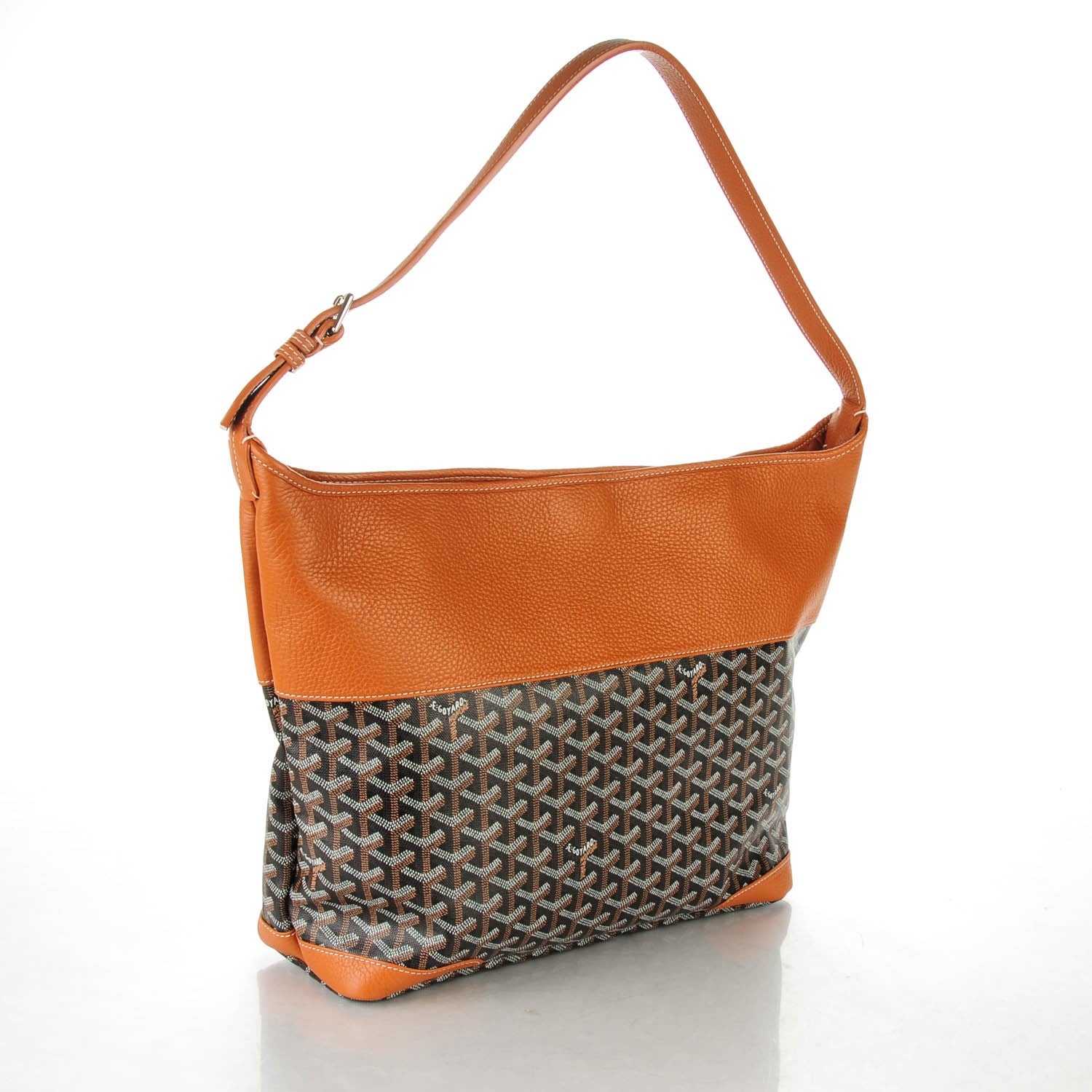 Goyard Goyardine Grenadines Hobo Black Gold 3 of 7