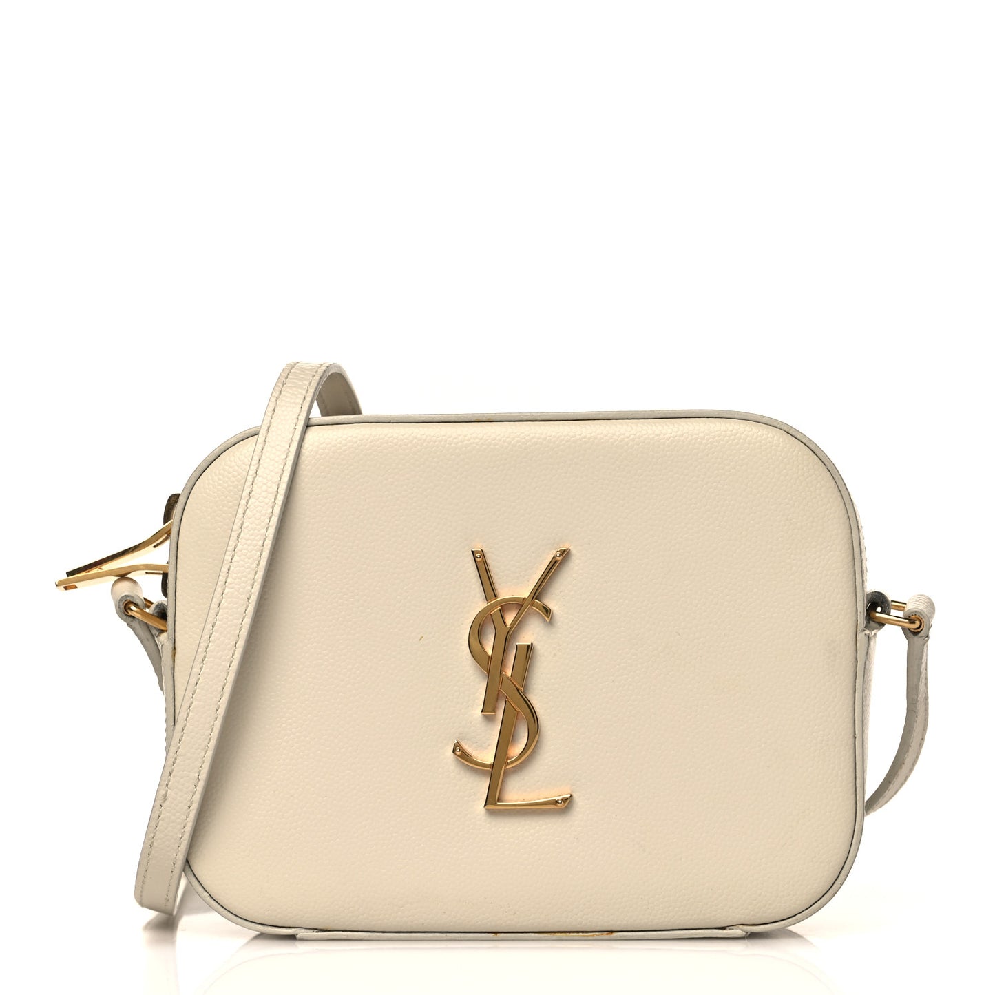 Grain De Poudre Small Classic Monogram Camera Bag White