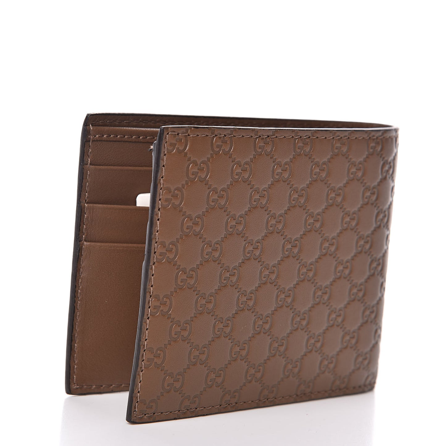Microguccissima Bi-Fold Wallet Acero