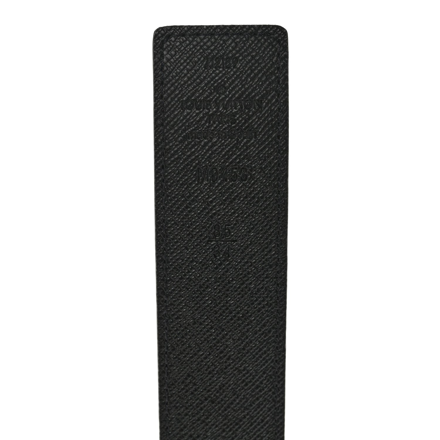 Louis Vuitton Calfskin Monogram 30mm LV Initiales Reversible Belt 85 34 Black 7 of 13