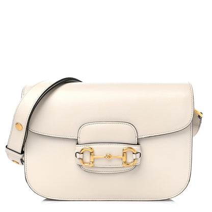 Gucci Azalea Calfskin Horsebit 1955 Shoulder Bag Mystic White 1 of 13