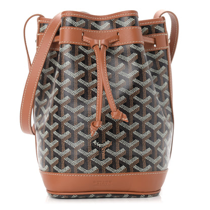 Goyard Goyardine Petit Flot Bucket Bag PM Black Gold 1 of 9