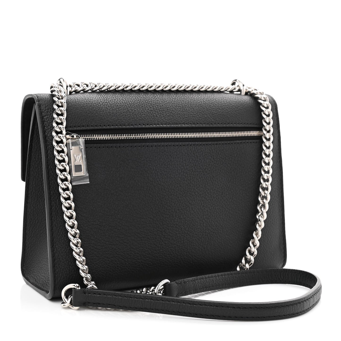 Soft Calfskin Mylockme Chain Bag BB Black