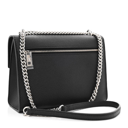 Louis Vuitton Soft Calfskin Mylockme Chain Bag BB Black 3 of 10