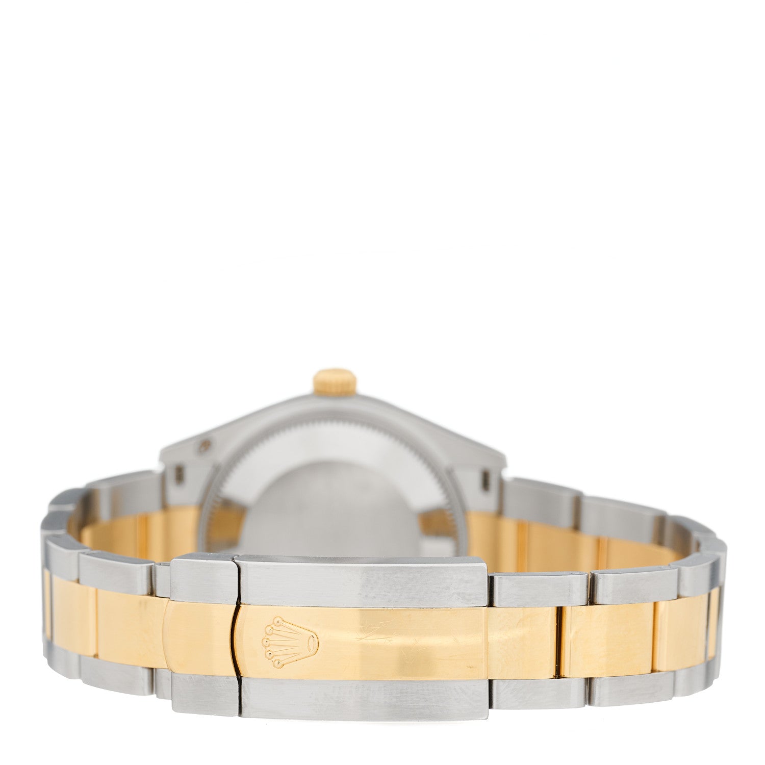 Rolex Stainless Steel 18K Yellow Gold Diamond 31mm Oyster Perpetual Datejust Watch Olive Green Roman 278273 3 of 5