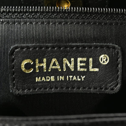 Chanel Caviar Quilted Petit Shopping Tote PST Black 6 of 10