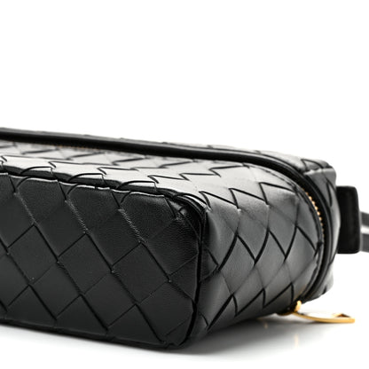 Bottega Veneta Calfskin Intrecciato Bang Bang Vanity Case Black 10 of 11