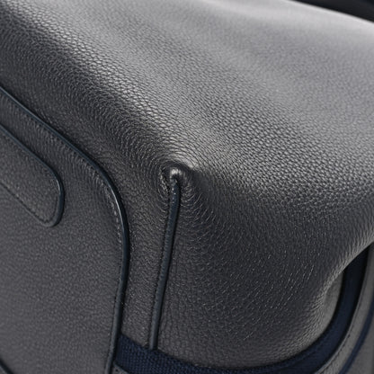 Loro Piana Grained Calfskin Large Bale Bag Navy Blue 12 of 12